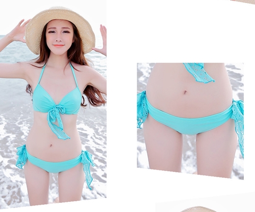 ***หมดค่ะ***บิกินี่ชุดว่ายน้ำ set 3 ชิ้น (three pieces) สวยเหมือนแบบค่ะ