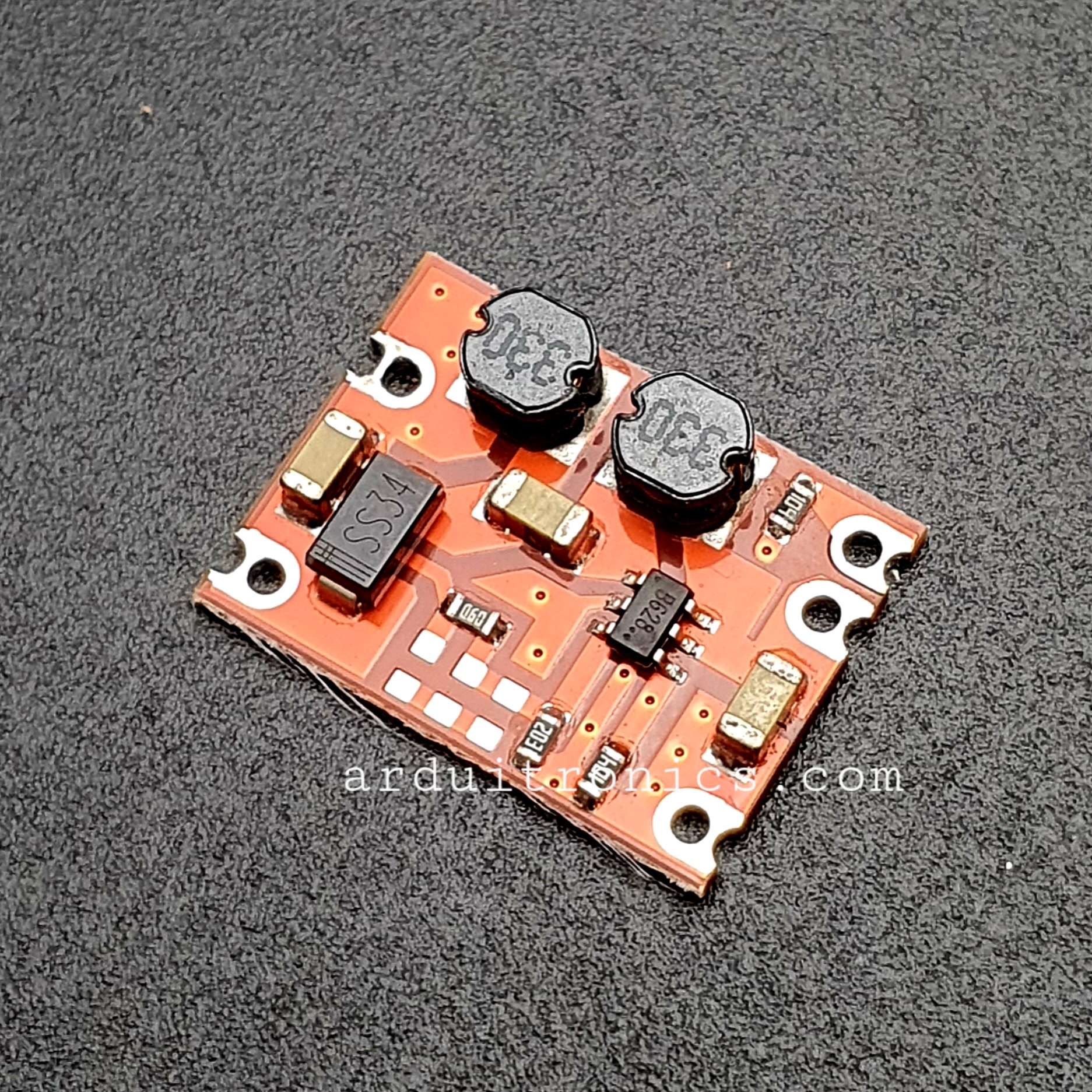 DC Automatic Step-Up and Step-Down Power Supply Module 3-15V to 4.2V 600mA โมดูลแปลงไฟ 3-15V เป็น 4.2V 600mA