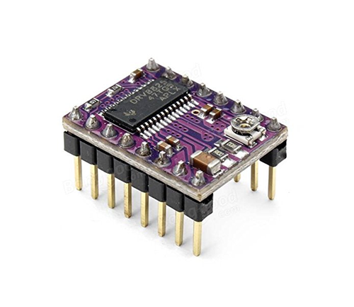 DRV8825 Stepper Motor Drive บอร์ดขับมอเตอร์ DRV8825 - PCB สีม่วง with Heat Sink