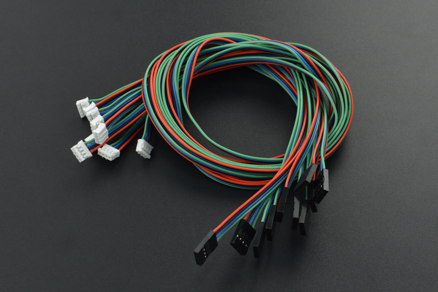 Gravity: 4Pin I2C/UART Sensor Cable for Arduino - 50cm (10 Pack) - แท้จาก DFRobot
