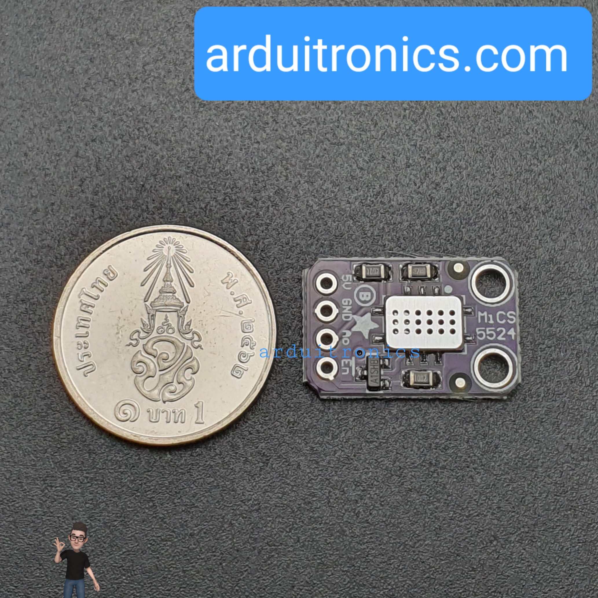 MICS-5524 Air Quality Gas Sensor Module MiCS5524 CO Alcohol and VOC Gas Sensor Module