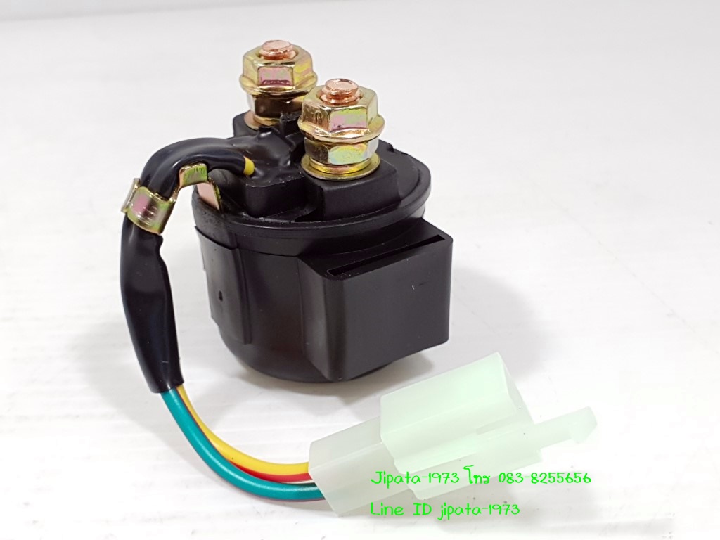 (Step 125) รีเลย์สตาร์ทแบบ 2 สาย สามารถใช้กับ Lifan ,แพลตินั่ม,GPX,Step 125 และรุ่นอื่นๆ งานเกรดเอ