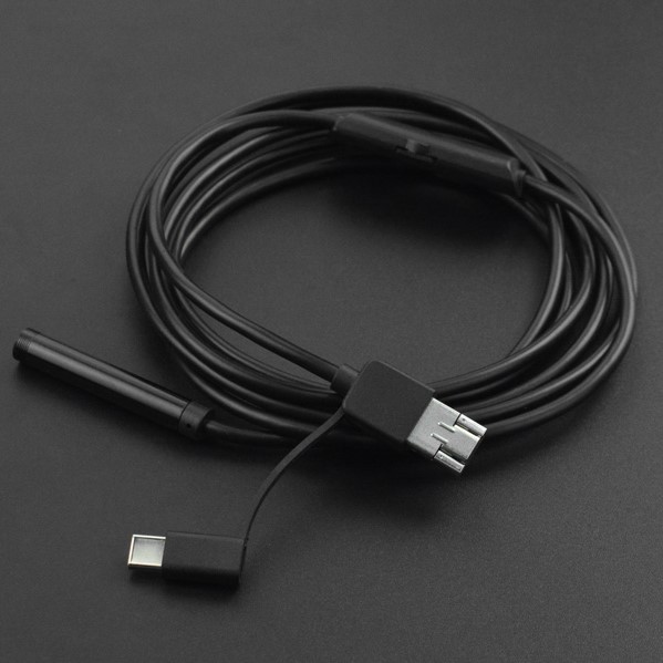 3-in-1 Waterproof USB Endoscope Inspection Camera (แท้จาก DFRobot)