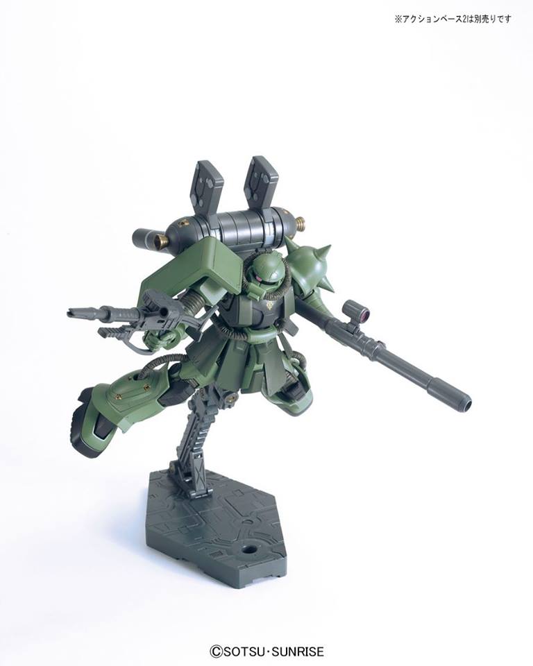 HG 1/144 MS-06 Zaku II + Big Gun Set (Gundam Thunderbolt Ver.)