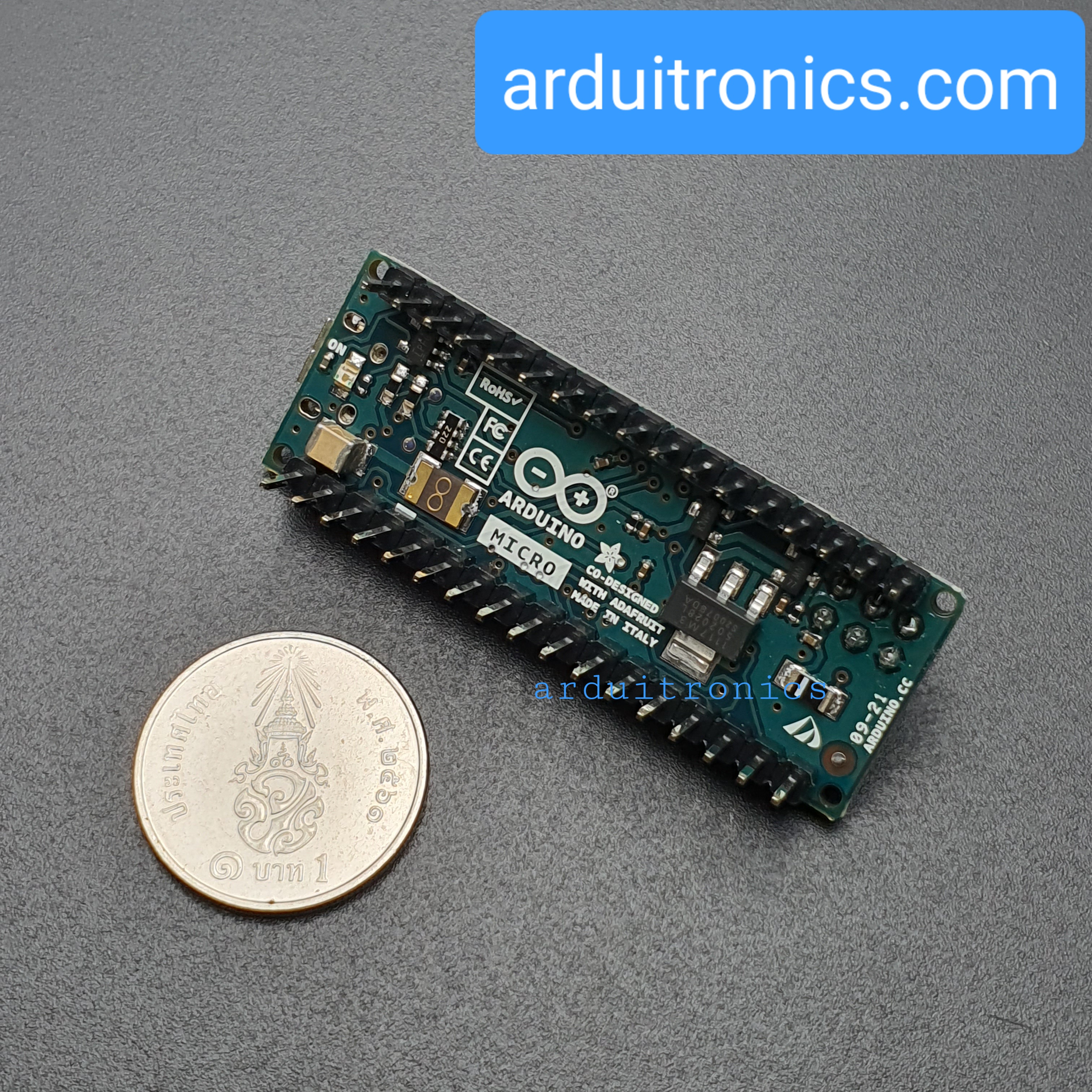 Arduino Micro with Headers (Board from Italy)
