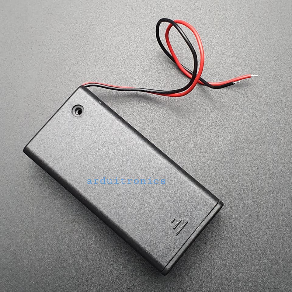 Battery Box รางถ่าน 9V แบบมีฝาปิด และมีสวิทช์เปิดปิด