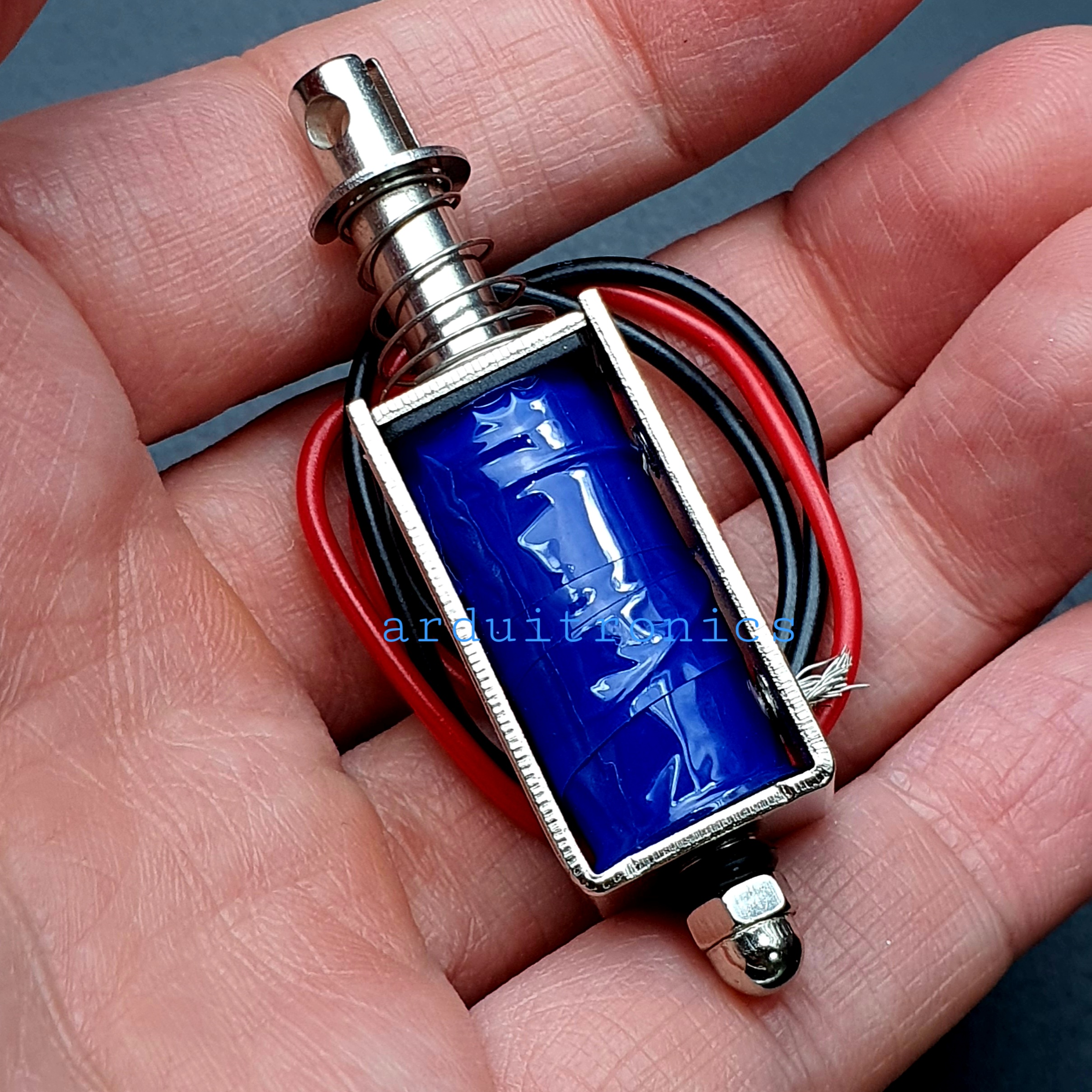 กลอนไฟฟ้า กลอนลิ้นชักไฟฟ้า Push-Pull Frame Type DC Electromagnet รุ่น JF-0530B 6V