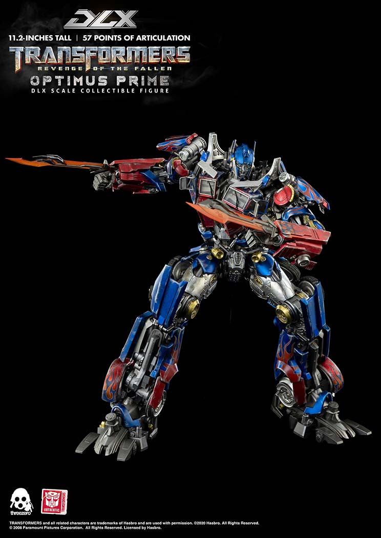 Three Zero Transformers: Revenge of the Fallen DLX Optimus Prime