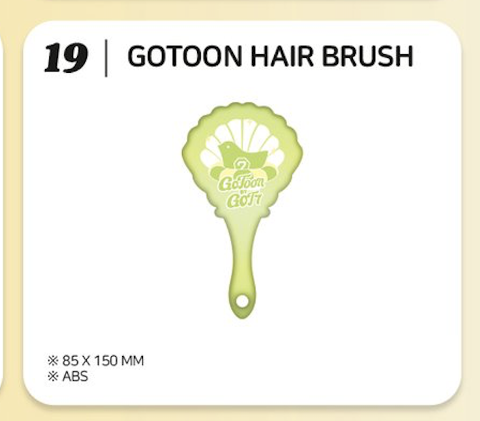 GOT7 - GOTOON BY GOT7 SUMMER STORE OFFICIAL MD -Gotooon Hair Brush