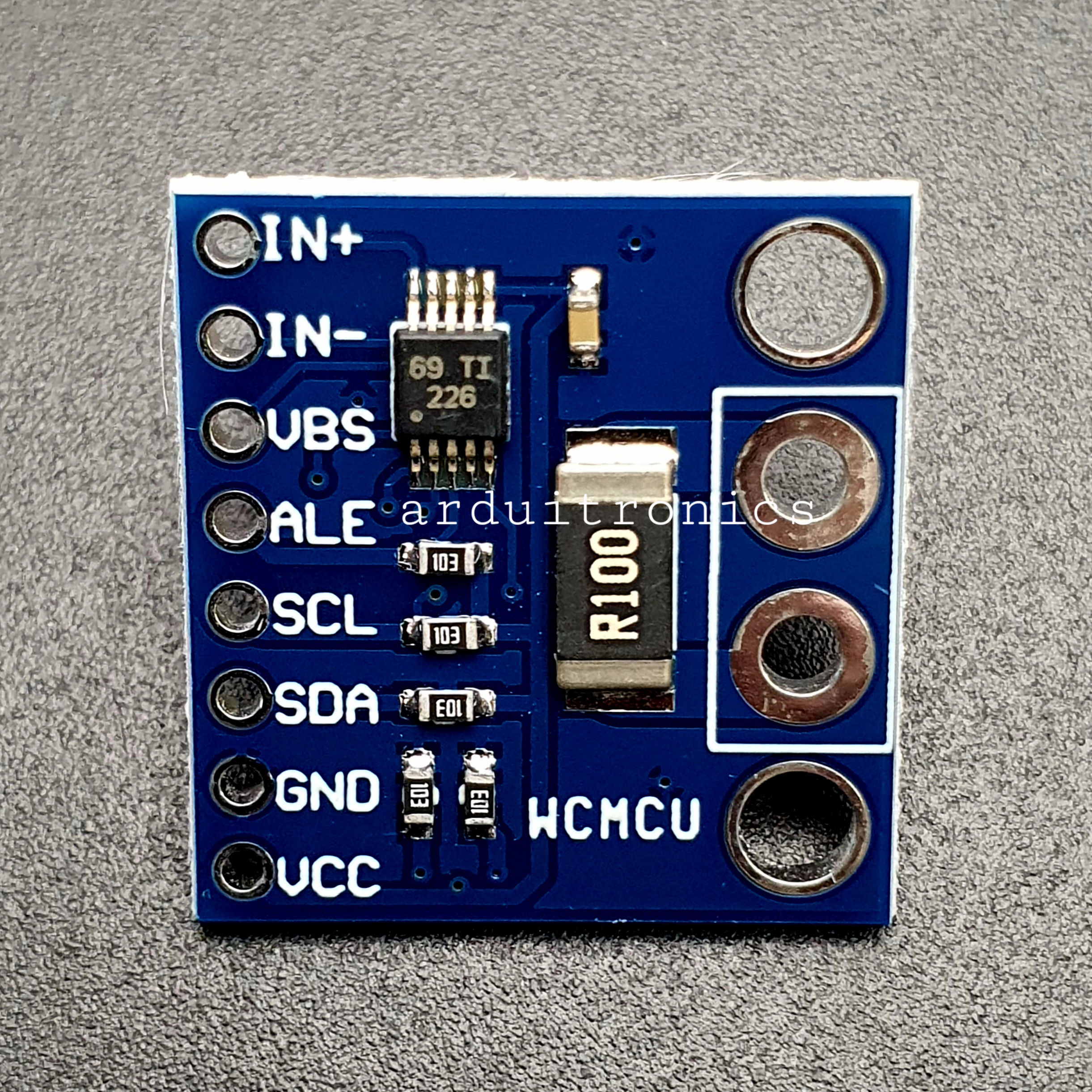 โมดูลวัดโวลต์และกระแสไฟฟ้า INA226 Current/Voltage Measurement 36V Bidirectional I2C