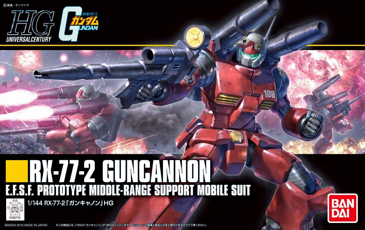 HGUC 1/144 RX-77-2 Guncannon