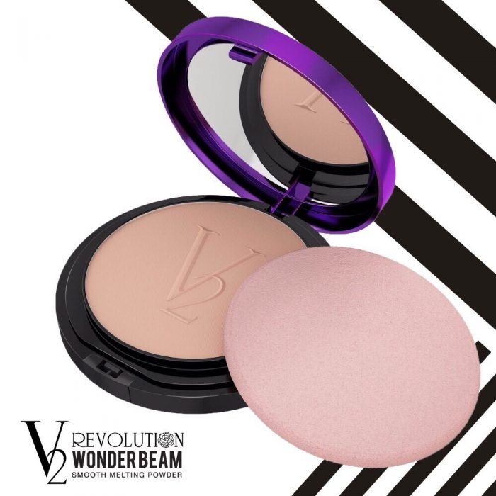 แป้งพัฟ V2 revolution Wonder Berm Smooth Melting Powder SPF25 PA++