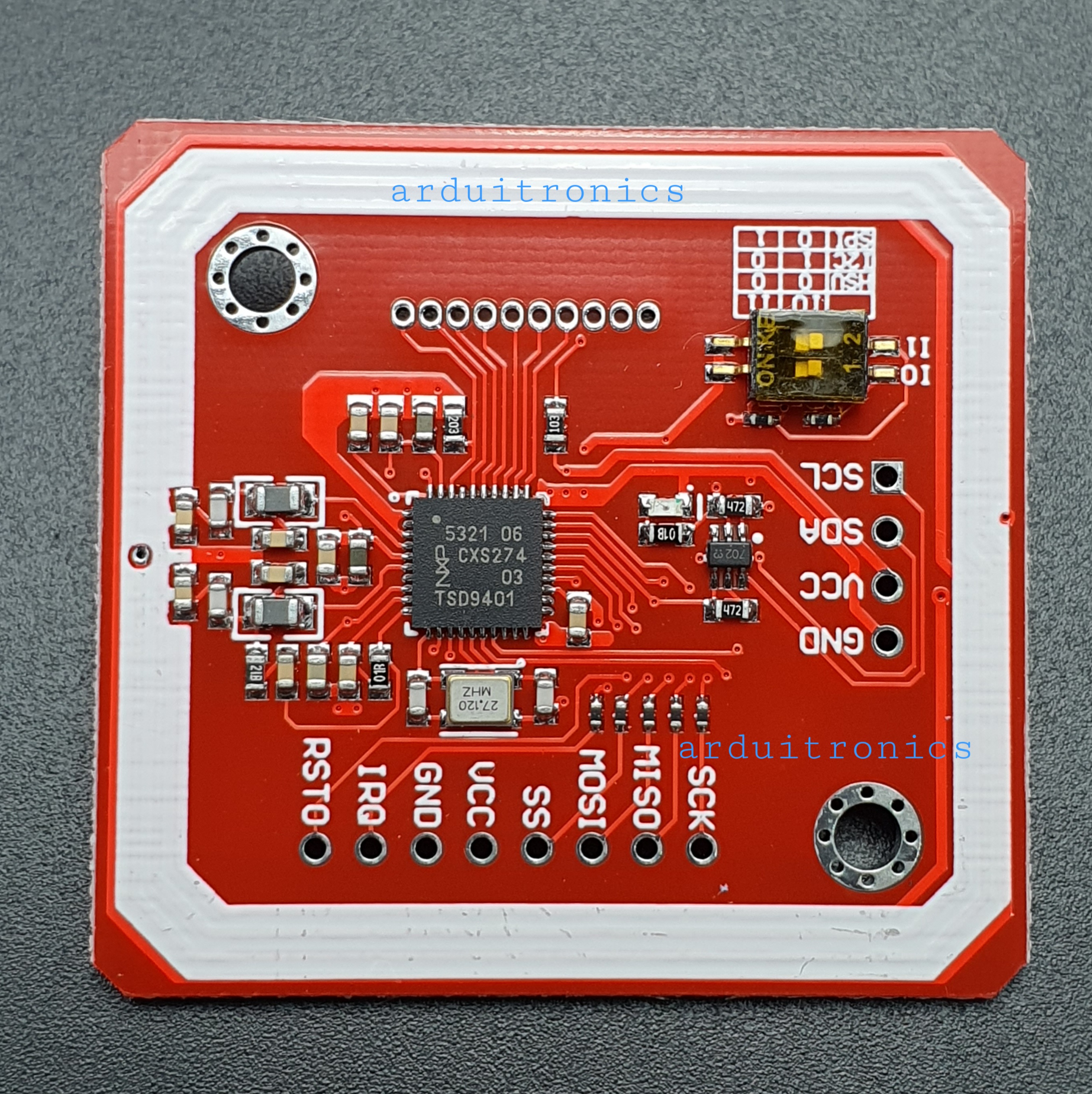 RFID / NFC Module Kit (PN532) พร้อมแท็ก 2 ชิ้น (Card & พวงกุญแจ)