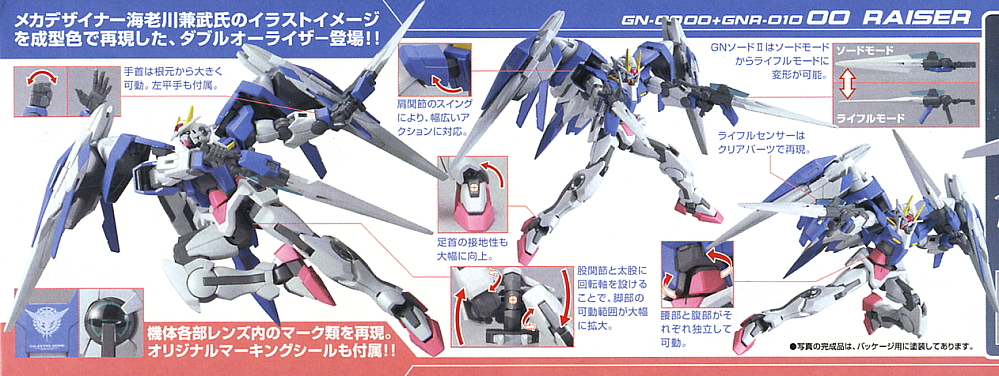 HG 1/144 GN-0000+GNR-010 00 Raiser (Designer's Color Ver.)
