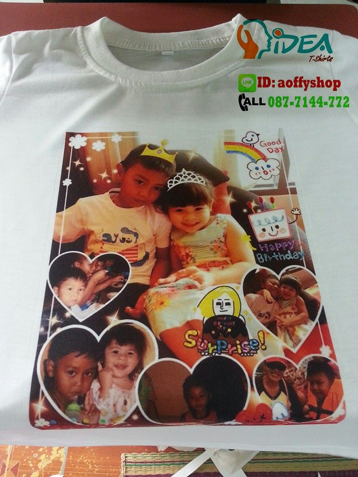 เสื้อยืดพิมพ์ภาพ 190 บ.