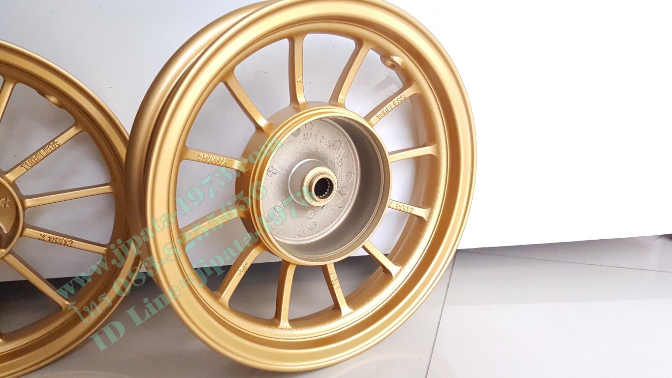 (Yamaha) ล้อแม็กแต่ง ขอบ 12 Yamaha Fino,Fino Fi แท้