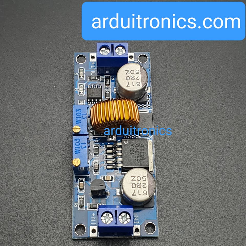 Step Down XL4015 High current 5A 4-38V to 1.25-36V โมดูลแปลงไฟจาก 4-38V เป็น 1.25-36V กระแส 5A