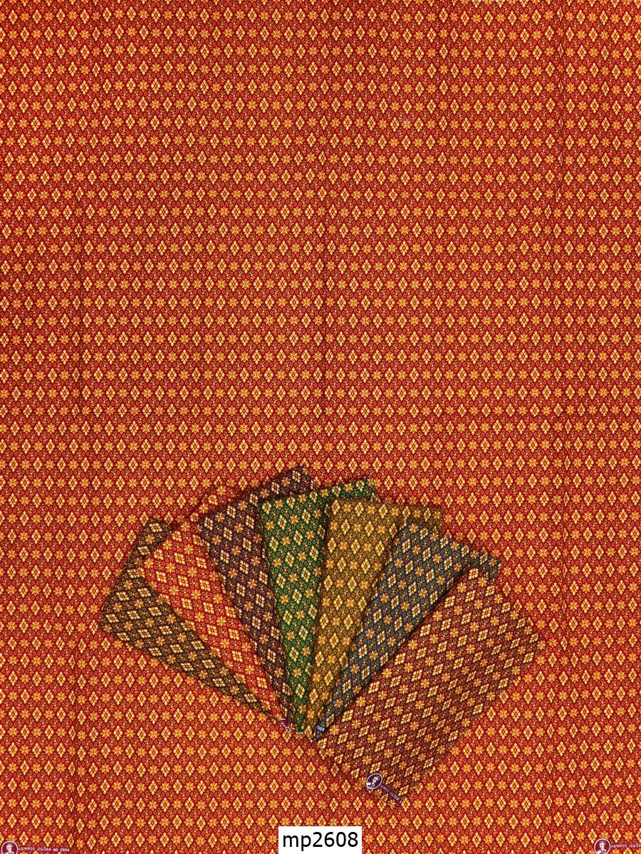 [D-MP2608] ผ้าถุงแม่พลอย 1.8เมตร เย็บพร้อมนุ่ง คอตต้อน 100%