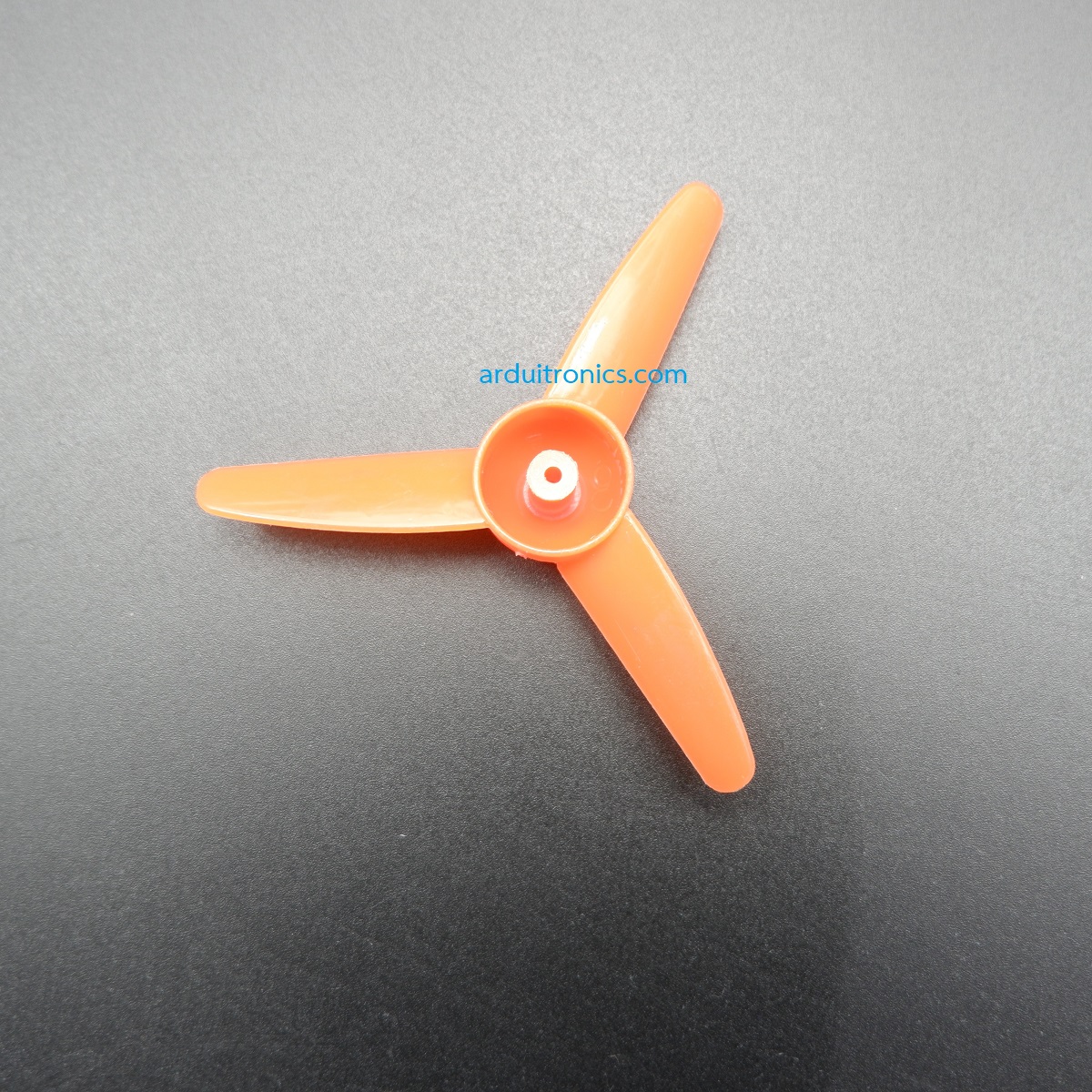 ใบพัด ขนาด 80mm สำหรับมอเตอร์ขนาดเล็ก (สีส้ม)