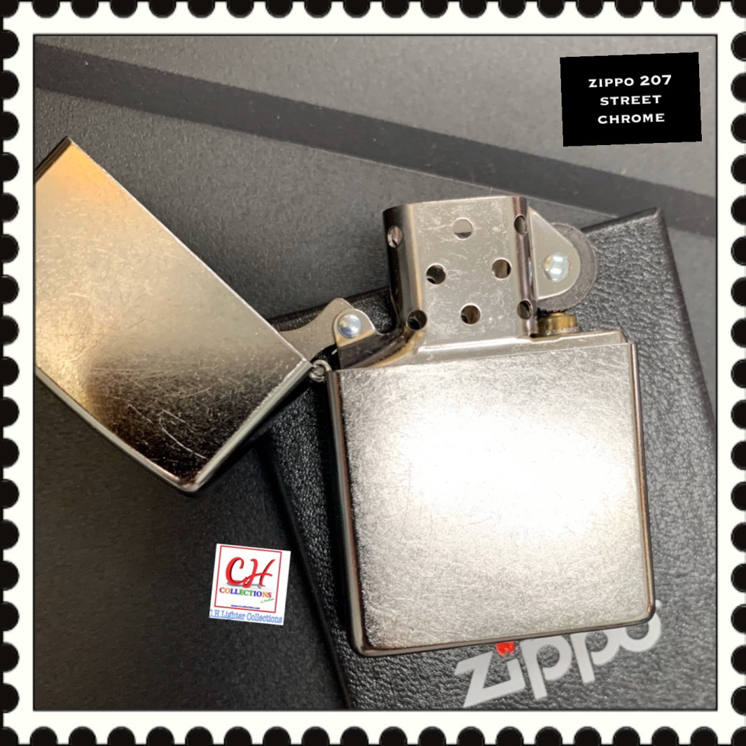 ไฟแช็คzippo207 Streetchrome ซิปโป้แท้อเมริกา บรรจุในกล่องอย่างดีพร้อมใบรับประกัน