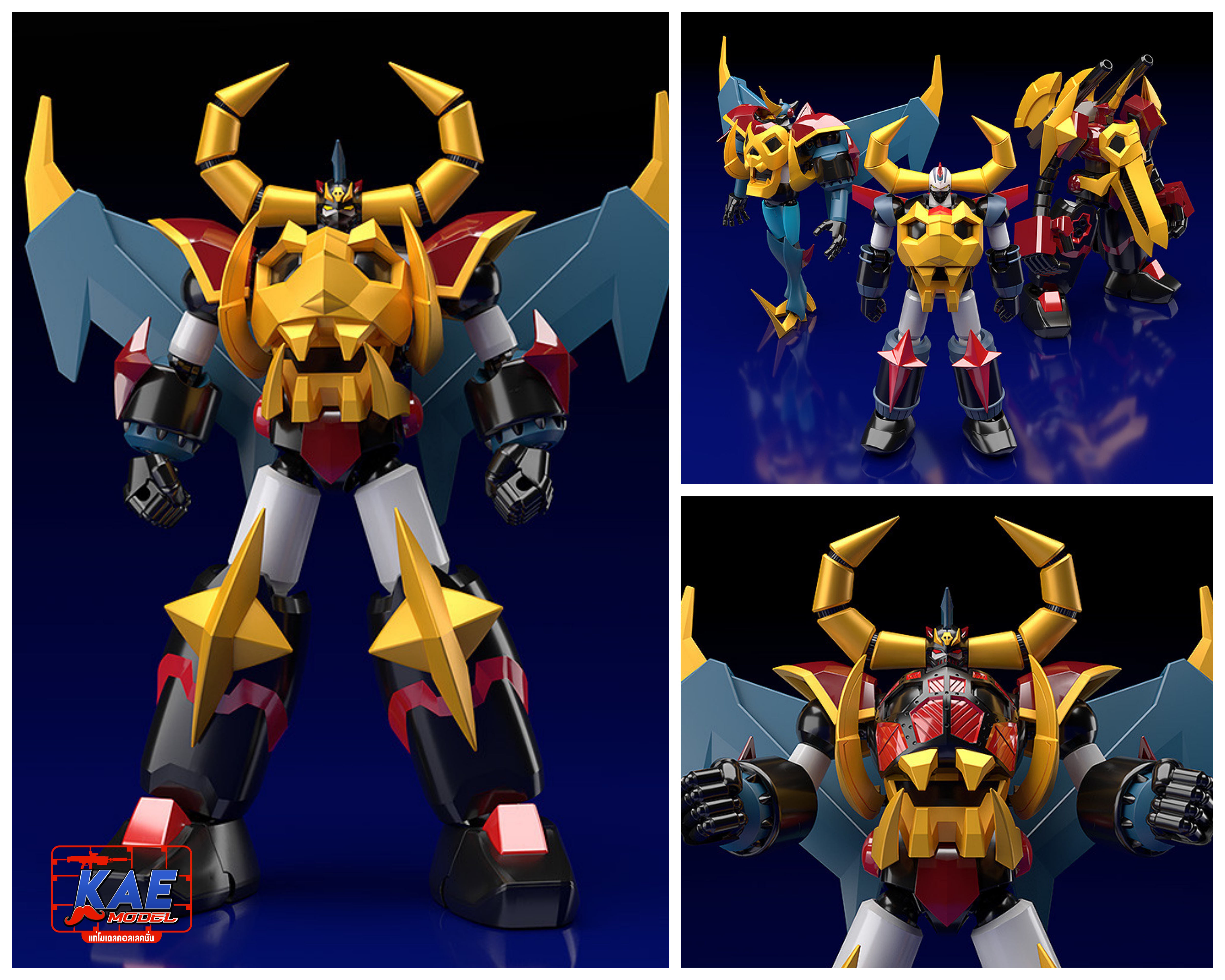 "Pre-Order" MODEROID Gaiking the Great (เป็นกล่องแยก 3 กล่อง)
