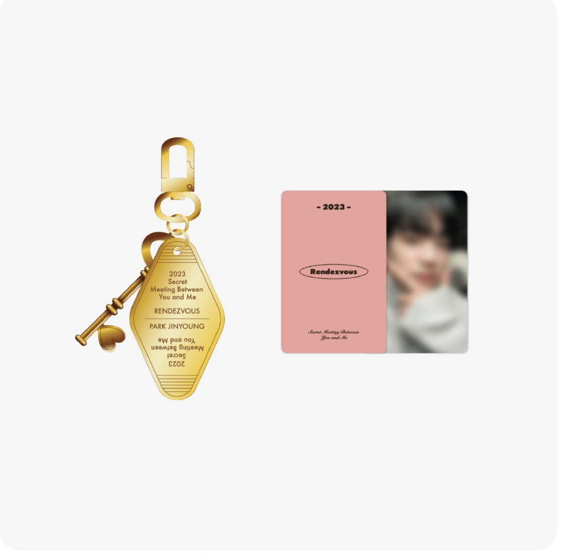 JINYOUNG (GOT7) -PARK JINYOUNG - 2023 Rendezvous ของสะสม - KEY RING