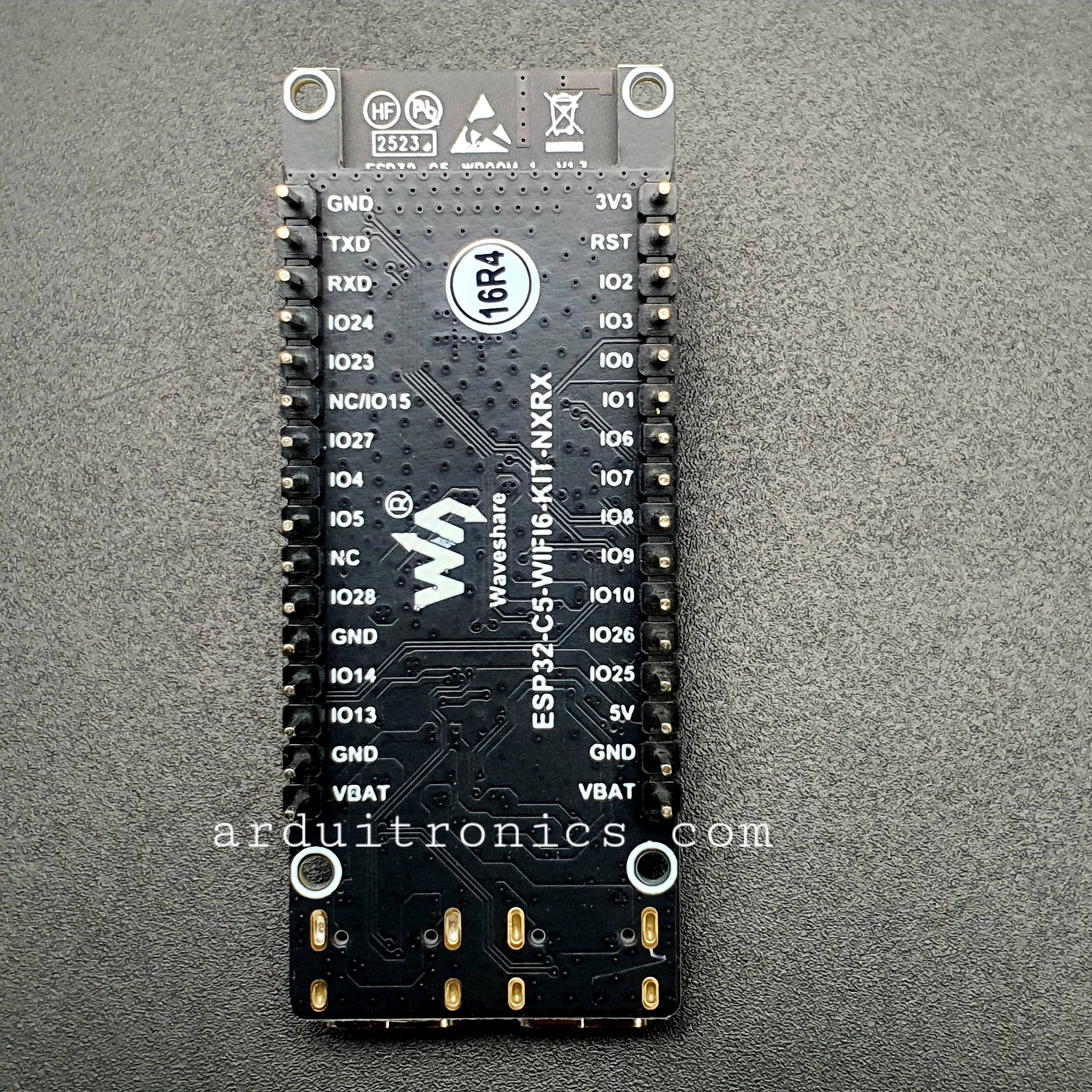 ESP32-C5 Dual-Band Wi-Fi 6 Development Board, 240MHz RISC-V Processor, ESP32-C5-WROOM-1 Series Module, Multi-Protocol RISC-V MCU - Pre-soldered header (แท้จาก WaveShare)