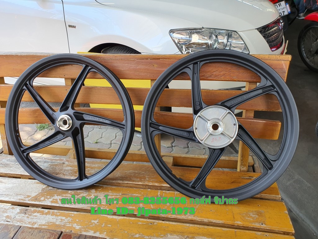 (wave 110 i) ชุดวงล้อแม็กหน้า-หลัง Honda wave 110 i แท้ (สินค้าตำหนิ)