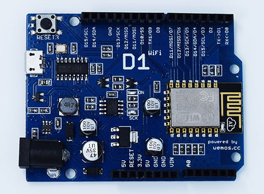 WeMos D1 Development Board with ESP8266 ( Micro )