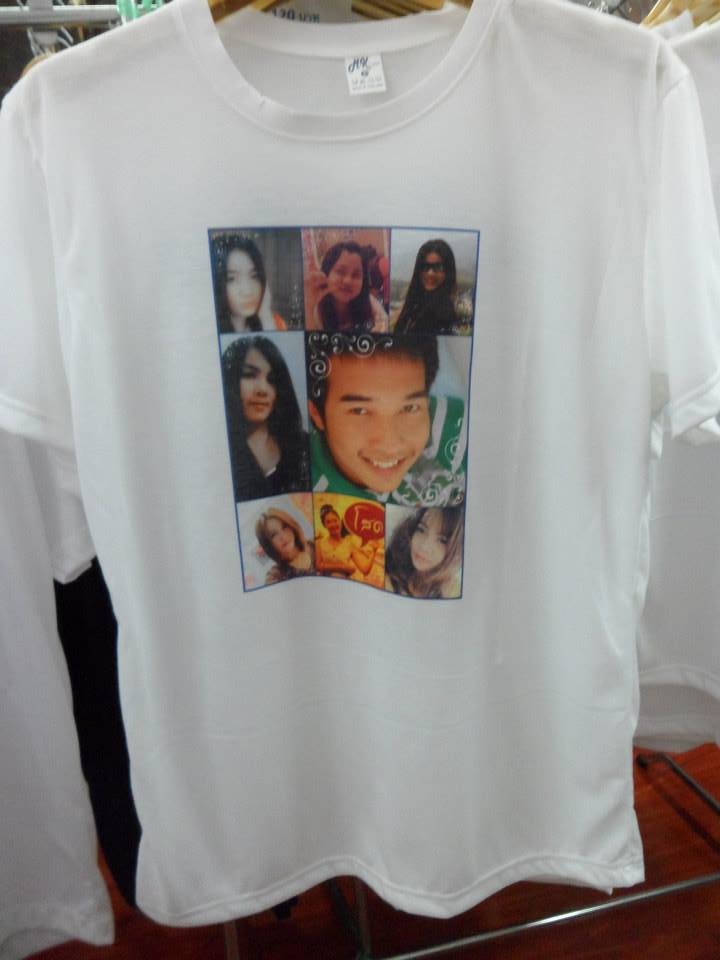เสื้อยืดผ้า TK พิมพ์ลาย สวยมาก ติดทนนาน ไม่หยุดลอก