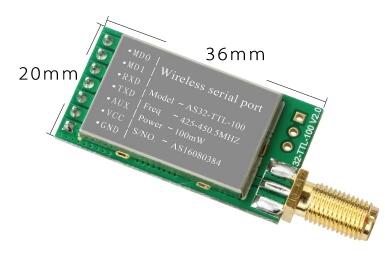 SX1278/SX1276 Wireless Module 433MHz LORA 3km (UART Interface)