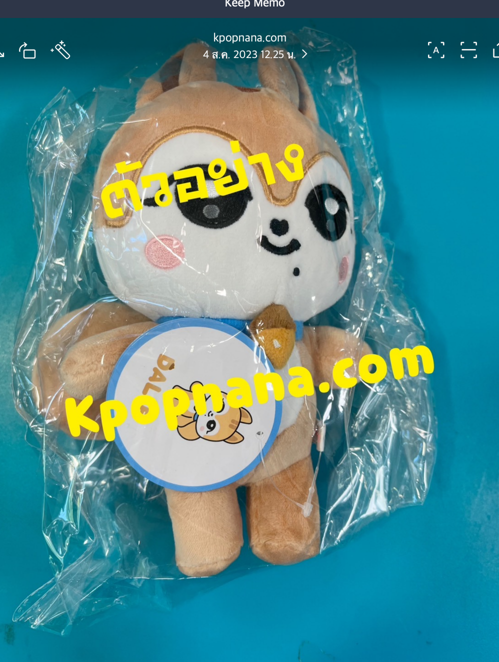 IVE - IVE CHARACTER PLUSH DOLL <MINIVE>. แบบ Dal - E - ส่ง เรือ