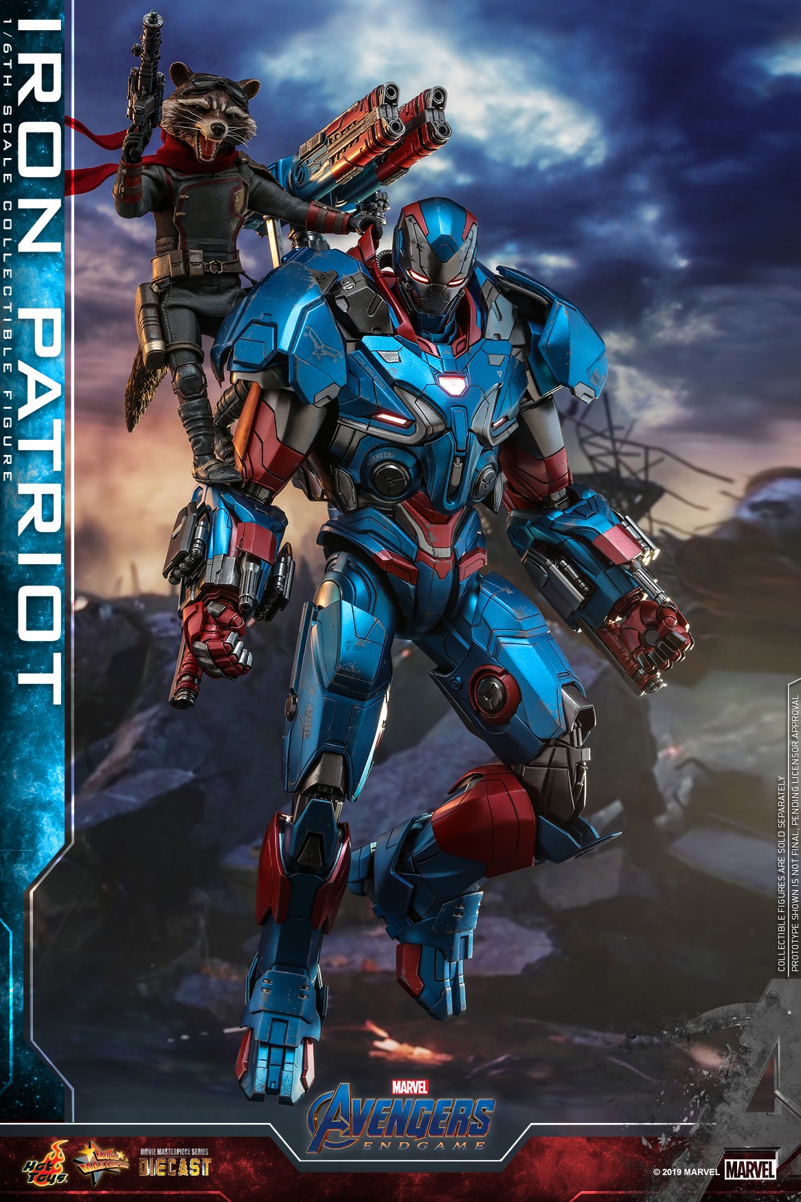 "Pre-Order" Hot Toys Avengers: Endgame - 1/6th scale Iron Patriot Collectible Figure