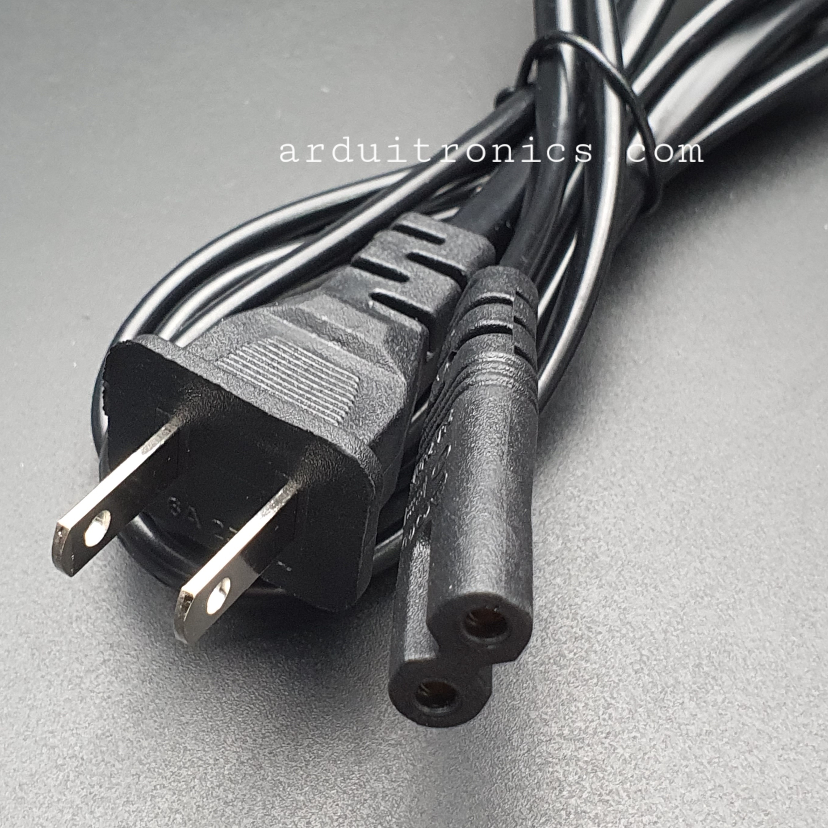 สายต่อ power adapter (Notebook) แบบ 2 หัว ยาว 1.5m Round Socket