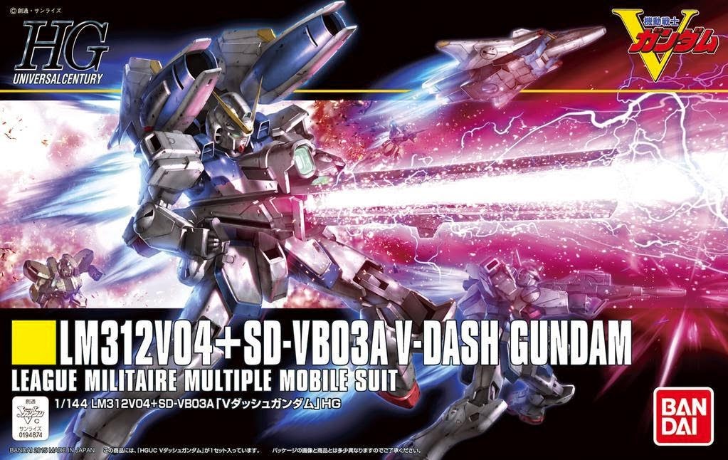 HGUC 1/144 LM312V04 + SD-VB03A V-Dash Gundam