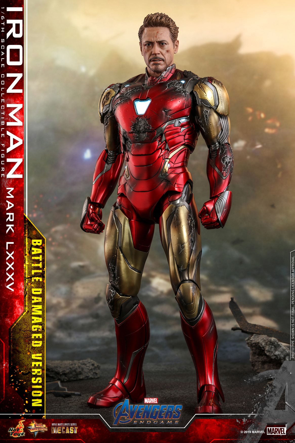 "Pre-Order" Hot Toys Avengers: Endgame - 1/6th scale Iron Man Mark LXXXV (Battle Damaged Version)