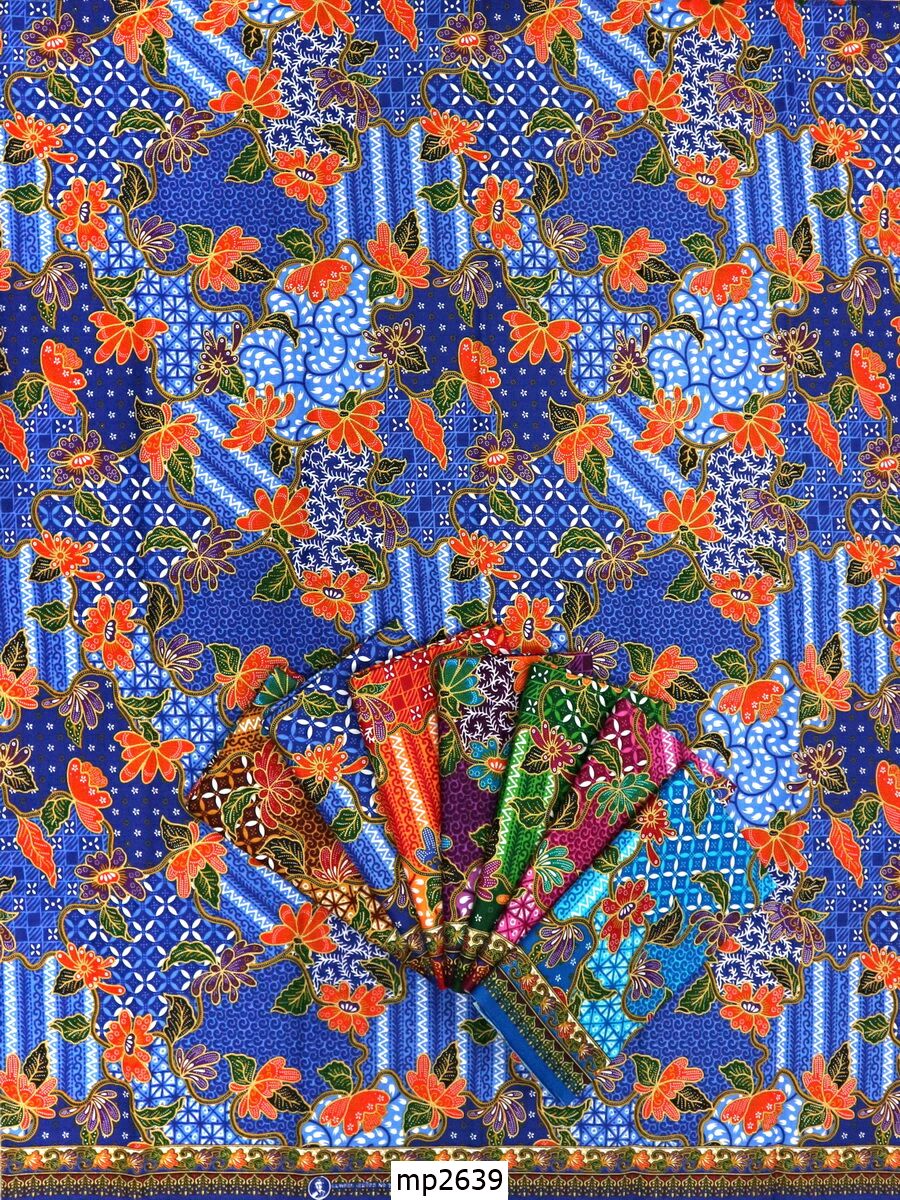 [D-MP2639] ผ้าถุงแม่พลอย 1.8เมตร เย็บพร้อมนุ่ง คอตต้อน 100%