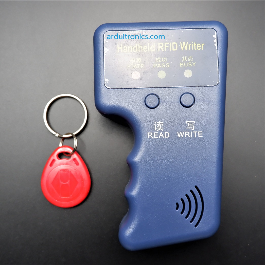 Handheld RFID Writer (Read / Write) 125KHz เครื่องเขียน/ อ่าน RFID แถม Tag 2 ชิ้น