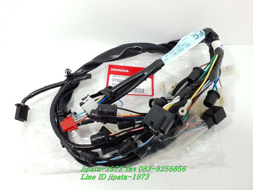 (Wave 125 i) ชุดสายไฟหลังเรือนไมล์ Honda wave 125 i ปี 2019 (รุ่นสตาร์ทมือ) แท้