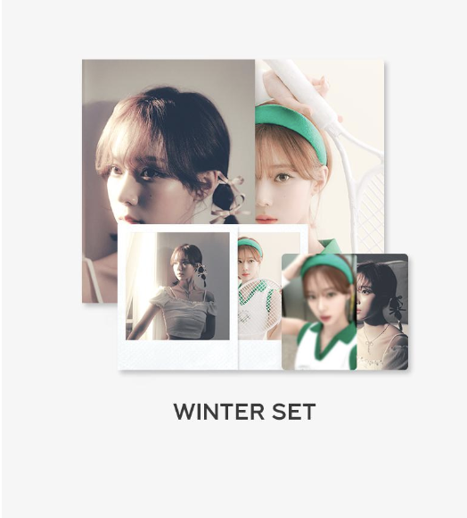 aespa -2024 SM ARTIST SEASON'S GREETINGS OFFICIAL MD -Photo Pack แบบ winter