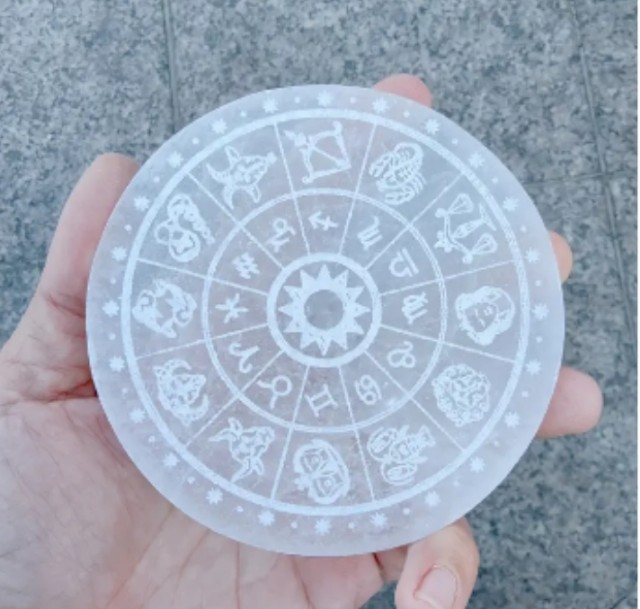 แร่หินเซเลไนต์ 12 ราศี ขนาด10cm