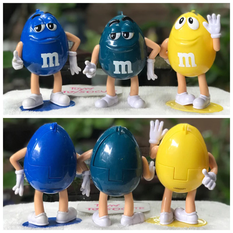 มือสอง ราคาต่อชิ้น โมเดล ตุ๊กตา M&M เอ็ม แอนด์ เอ็ม ฝาหลังเปิดได้ แขนขาขยับไม่ได้ สะสม ตั้งโชว์ ตกแต่งบ้าน