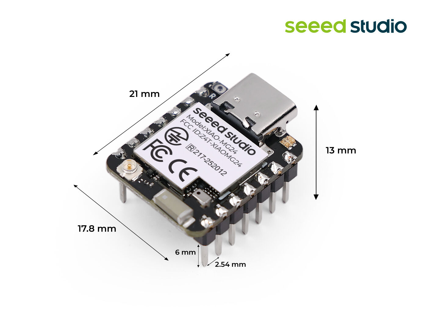 Seeed Studio XIAO MG24 Sense (Pre-Soldered) - แท้ SeeedStudio