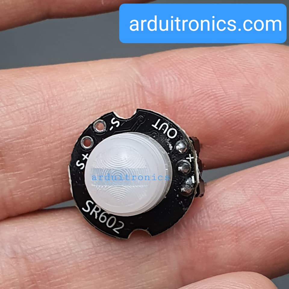 เซนเซอร์ PIR Micro SR602 ตรวจจับความร้อน Human Body Sensing Module