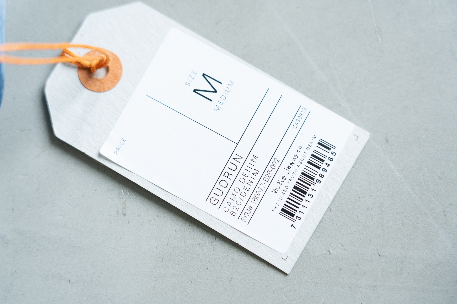 [DEFECT] Gudrun Camo Denim แจ็คเก็ตผ้าฟอก Nudie Jeans ของแท้ 100%