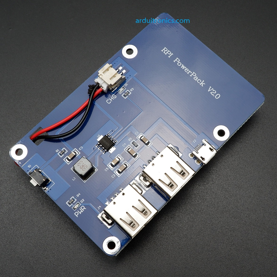 Lithium Power Expansion Board (V2.0) + Free ถ่าน 3.7V 3800mAh