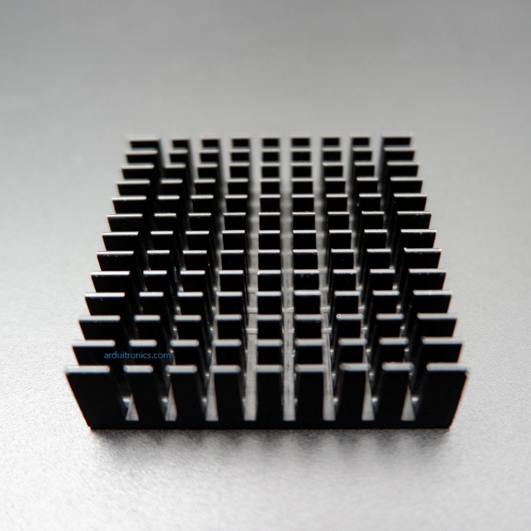 Heat Sink ขนาด 40x40x11mm (1 ชิ้น) สีดำ