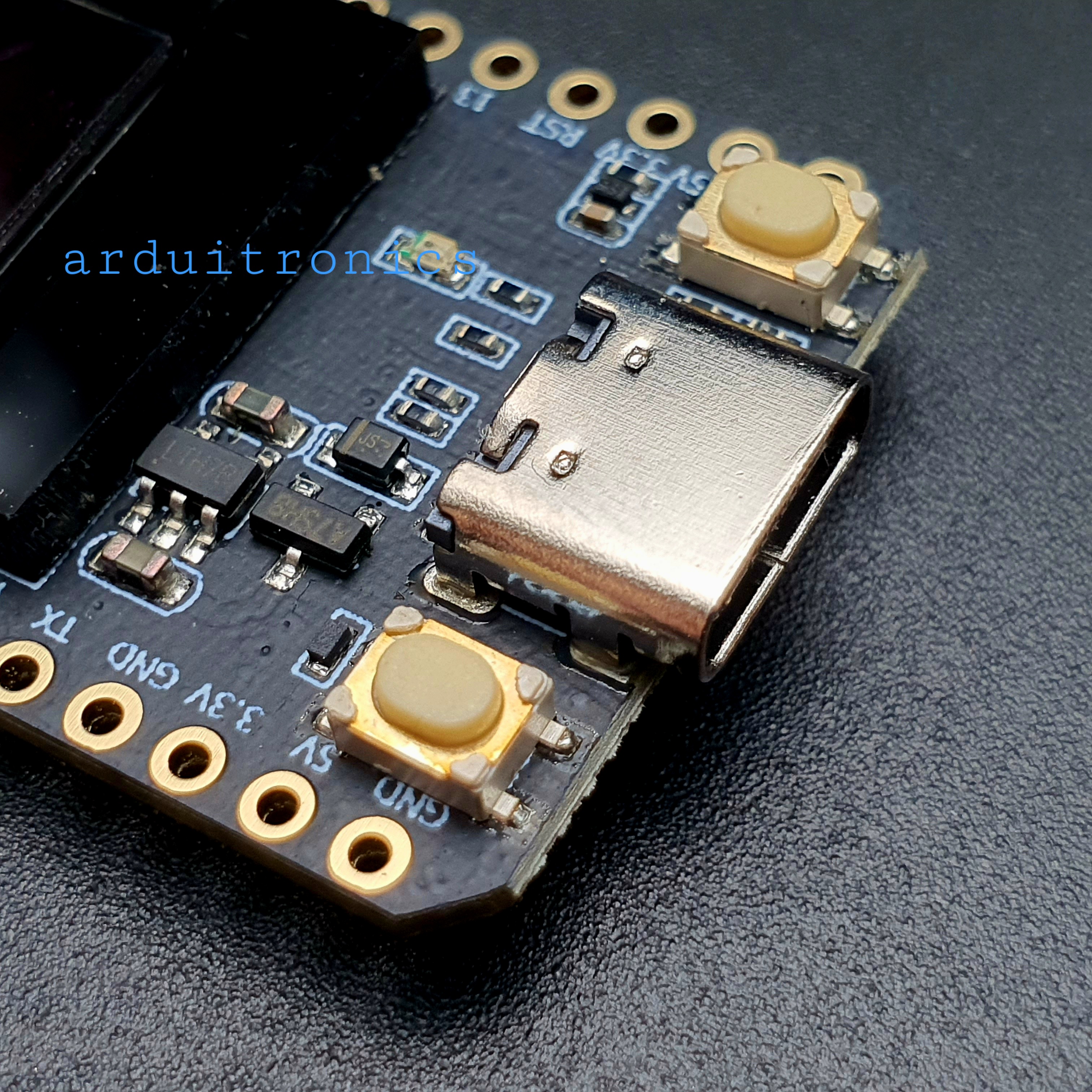ESP32 OLED V3 ESP32 OLED WiFi Module + Bluetooth บอร์ด ESP32 พร้อมจอ OLED