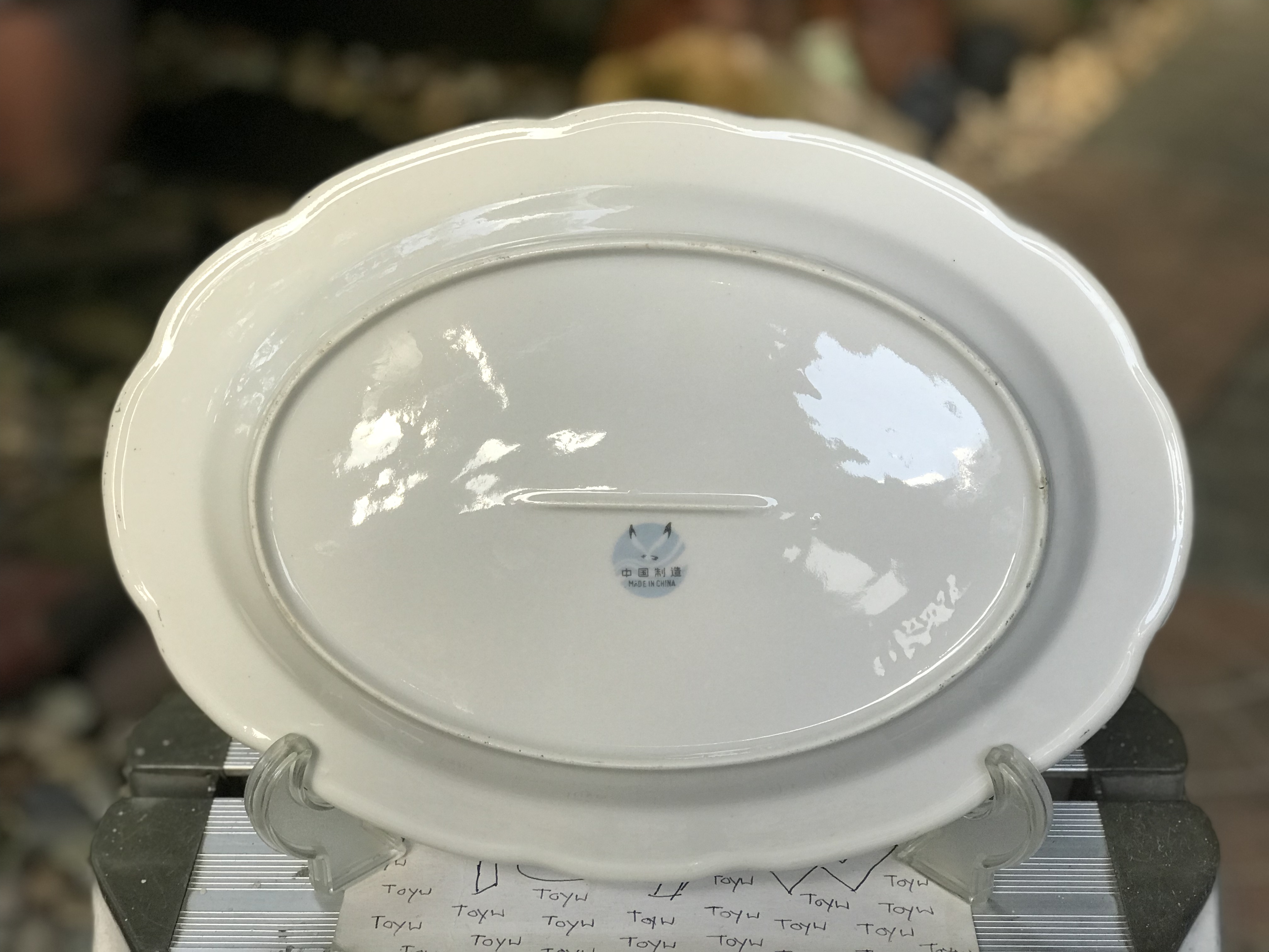 ใบละ 790 บาท งานเก่า จานเปล ลายสวยคมชัด ขนาด 12 นิ้ว มีหลายใบ