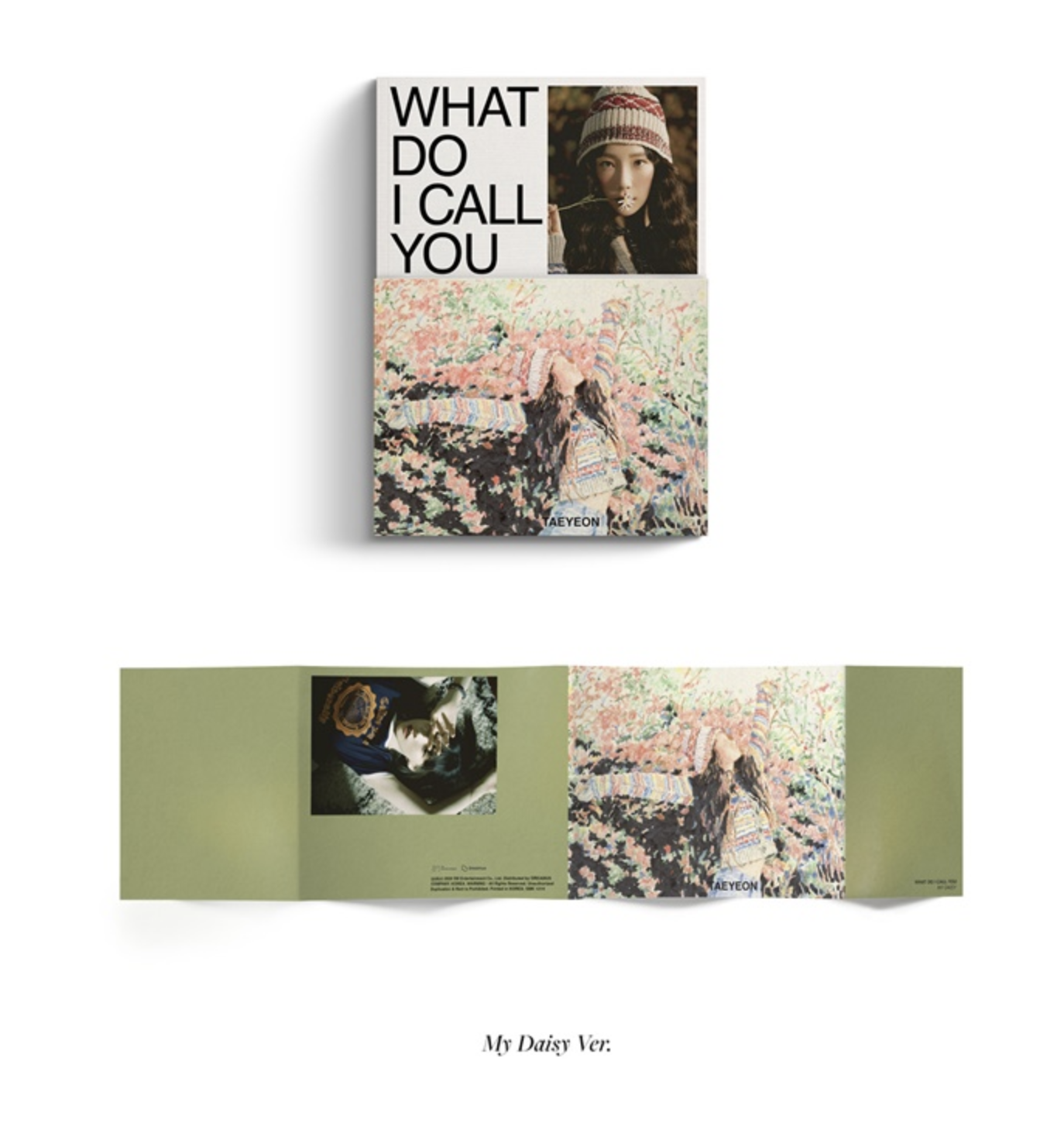 TAEYEON - Mini Album Vol.4 [What Do I Call You] แบบ My daisy ver + โปสเตอร์พร้อมกระบอกโปสเตอร์